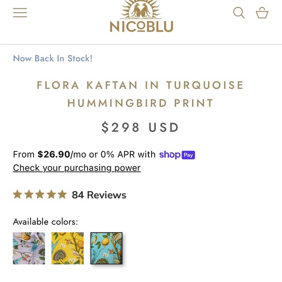 Turquoise Floral Maxi Dress with Lemon Print - Picture 4 of 5